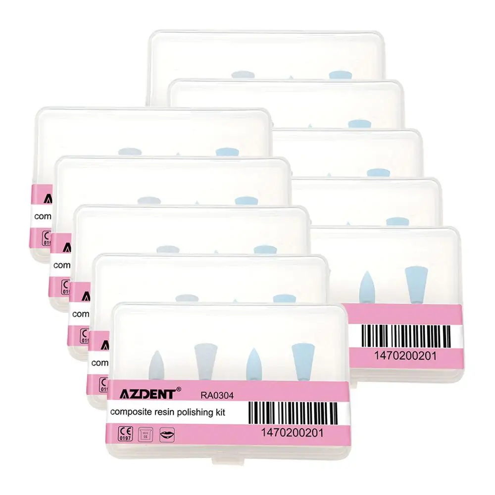 AZDENT зубная композитная смола Полировочный Набор для низкая Скорость наконечник