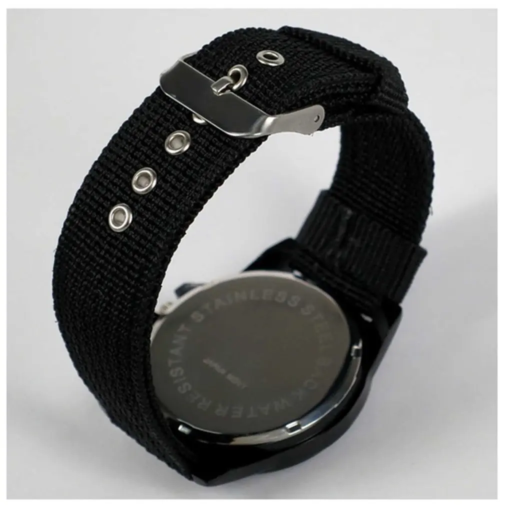 

Fashion Swiss Watch Nylon Braided Band Military Watch Gemius Watch Casual Wrist Watch Sport Watch for Men