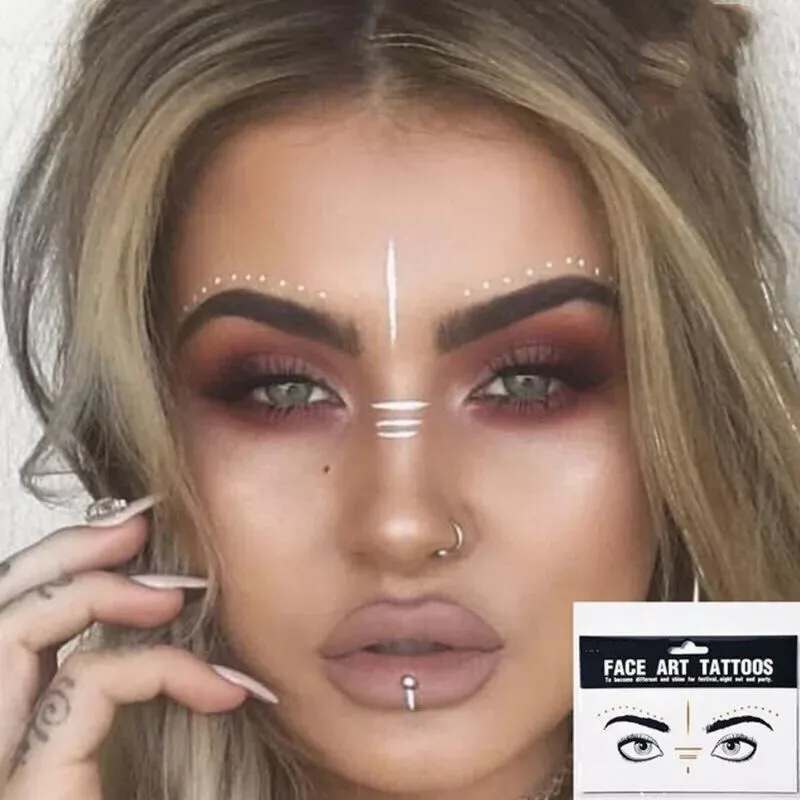 Вечерние наклейки на глаза блестящие консилер для теней веснушек и