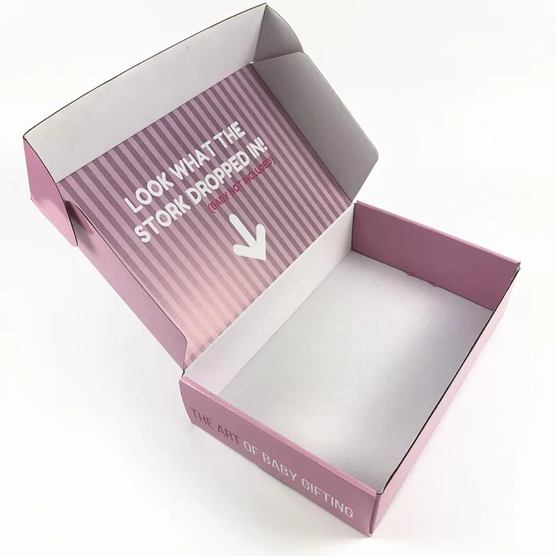 Розовый переработанный изготовленный на заказ печатный логотип упаковки