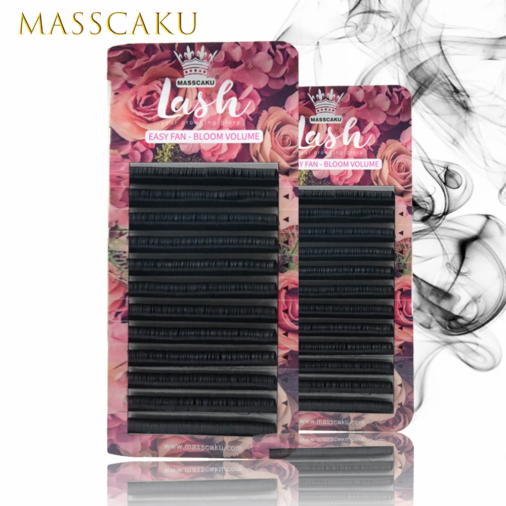 Ресницы MASSCAKU накладные супер длинные из искусственной норки 0 05/0 07/0 10 8-18 мм |