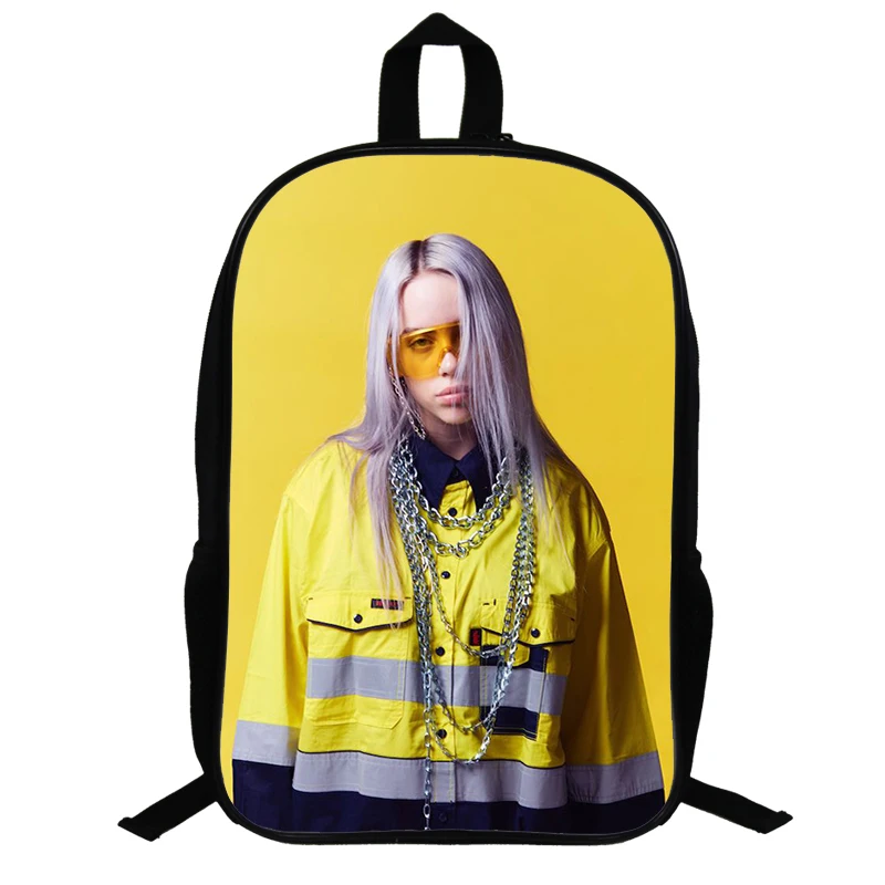 14,5 дюймов Billie Eilish школьные сумки для подростков рюкзак в стиле «хип-хоп» для мальчиков и девочек, рюкзак для ноутбука, рюкзак для путешествий вентиляторы подарок