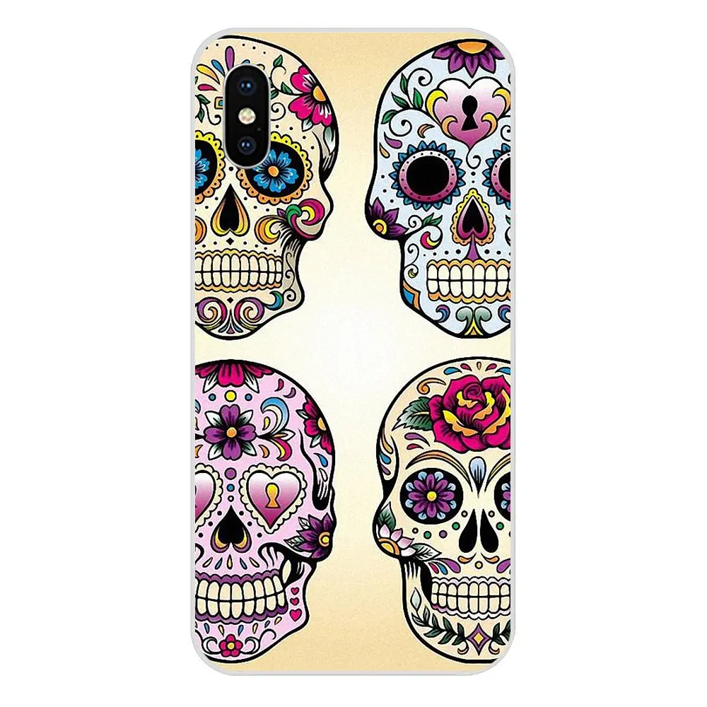 Уникальный высокого качества чехол для телефона Sugar Skull Day Of The Dead татуировки Apple