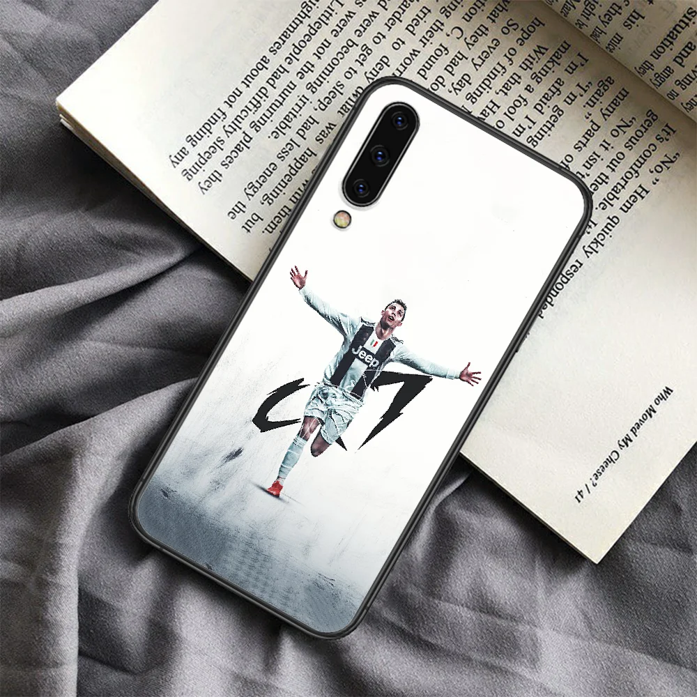 

Ronaldo Football CR7 soccer Phone Case For Samsung Galaxy A 3 5 7 8 10 20 20E 21S 30 30S 40 50 51 70 71 black Cell Fashion Etui