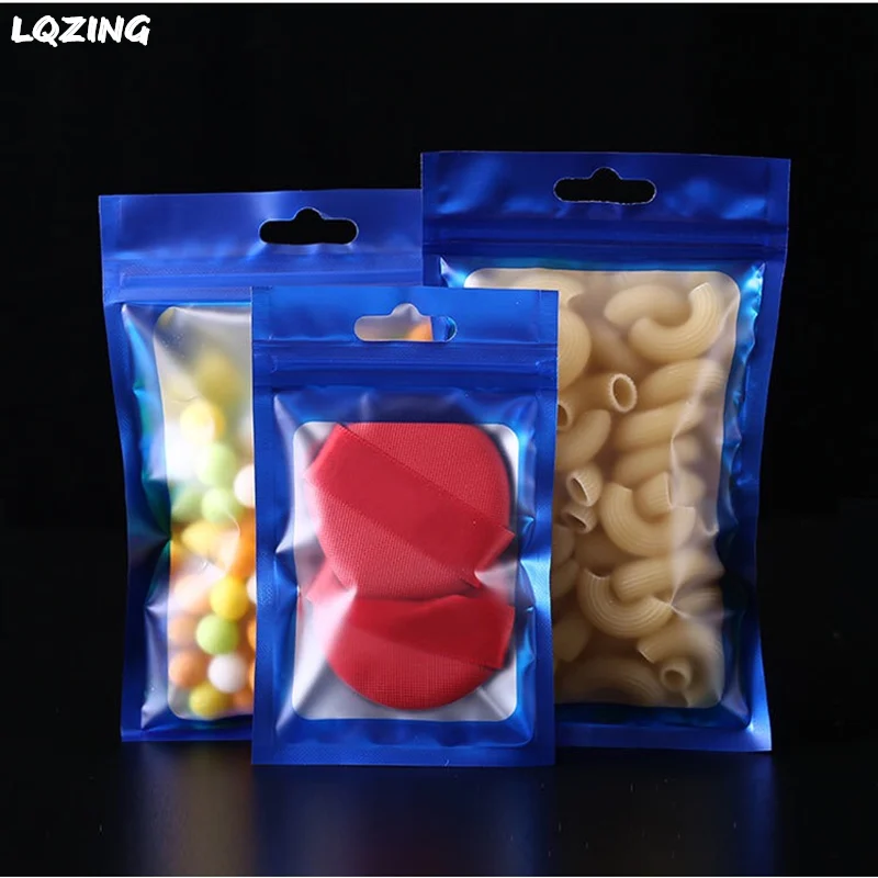6x10 см розовый жар уплотнение алюминиевой фольги Небольшой Ziplock Сумки Плоский