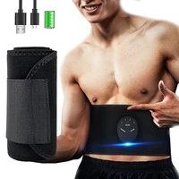 fitness abdominal trainer belt electric smart waist slimming belt vibration ems muscle stimulation body weight loss massage