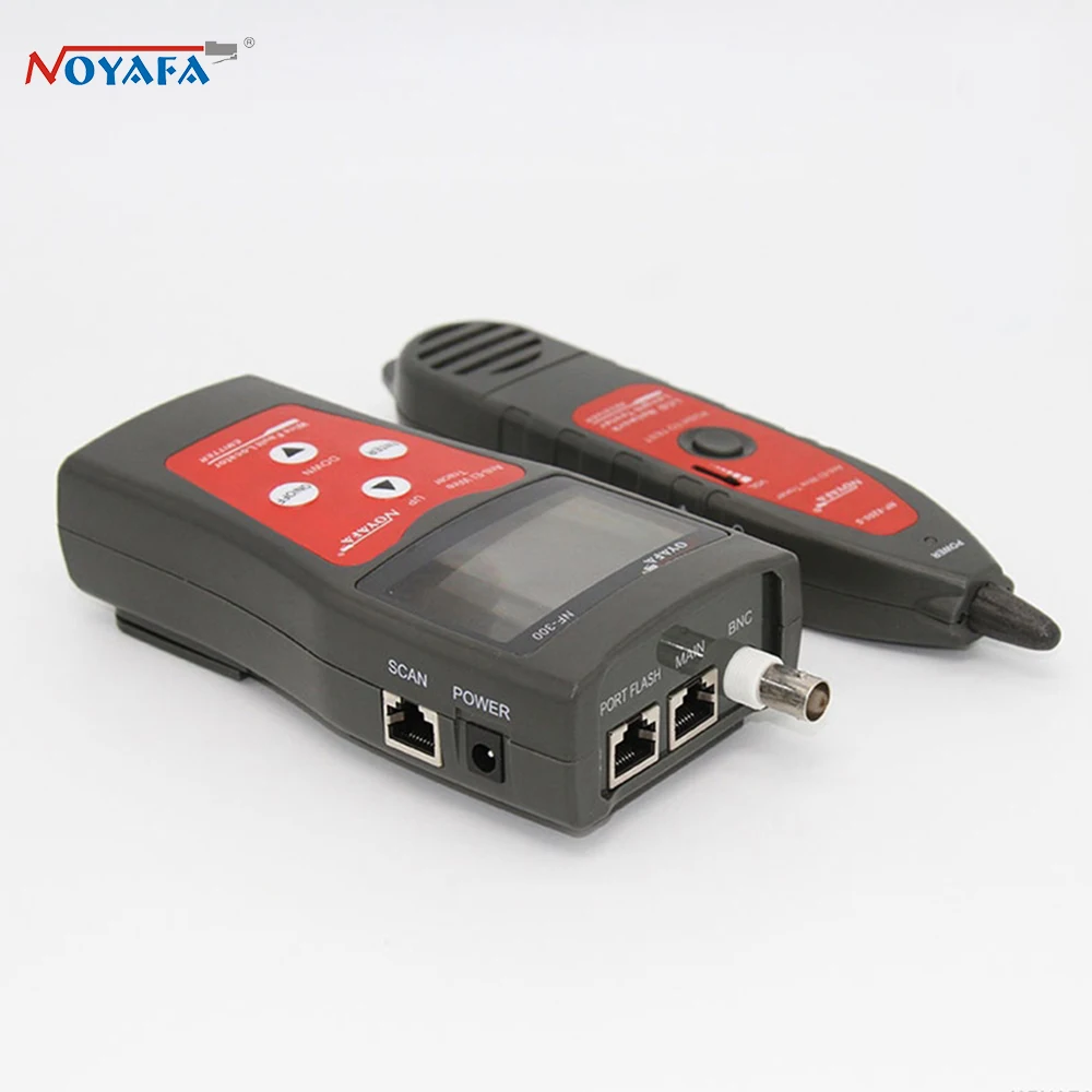 

LAN Cable Tester NOYAFA NF-300 RJ45 Measure Cable Length Network Monitoring Tracker Wire Locate Anti-Interference Tone Tracer