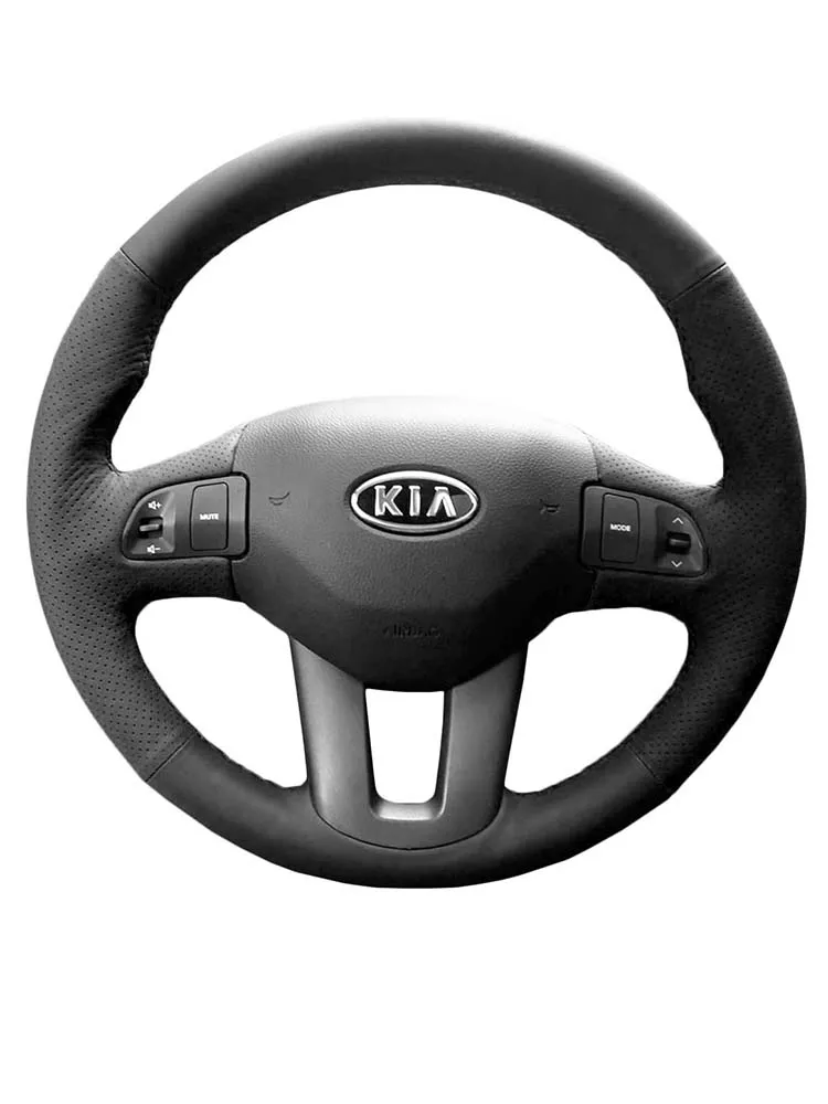 Чехол PONSY из натуральной коровьей кожи с верхним слоем для KIA Sportage R 2011-2016 прошитый