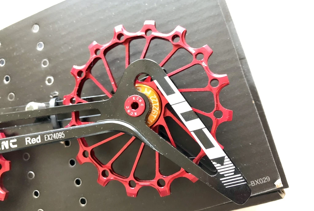 KCNC дорожный велосипед Большой шкив клетка OSPW для SRAM RED FORCE RIVAL APEX 10S 11S красный цвет
