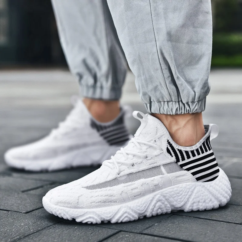 Модная спортивная обувь для мужчин Легкая удобная дышащая на нескользящей