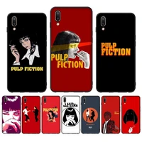 pulp fiction movie poster unbelievable phone case case for oppo reno realme c3 6pro cover for vivo y91c y17 y19