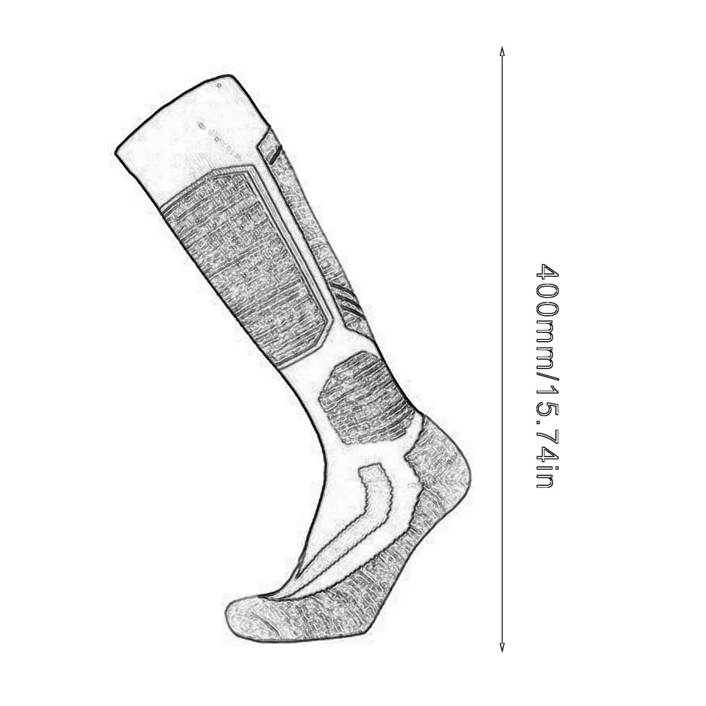 

2021 New High Quality Cotton Thick Cushion Knee High Ski Socks Winter Sports Snowboarding Skiing Socks Warm Thermal Socks