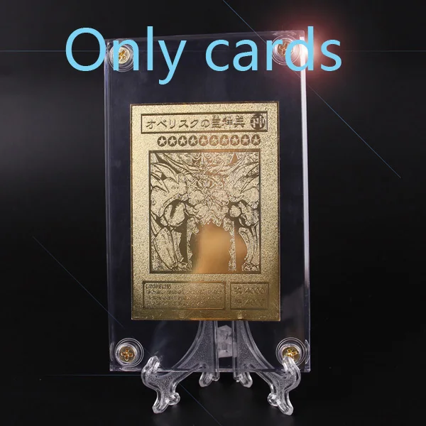 Yu Gi Oh японского аниме вокруг Золотой Карты крыло дракон гигантский солдат небо Дракон металлическая карта детская игрушка подарок - Цвет: JSB