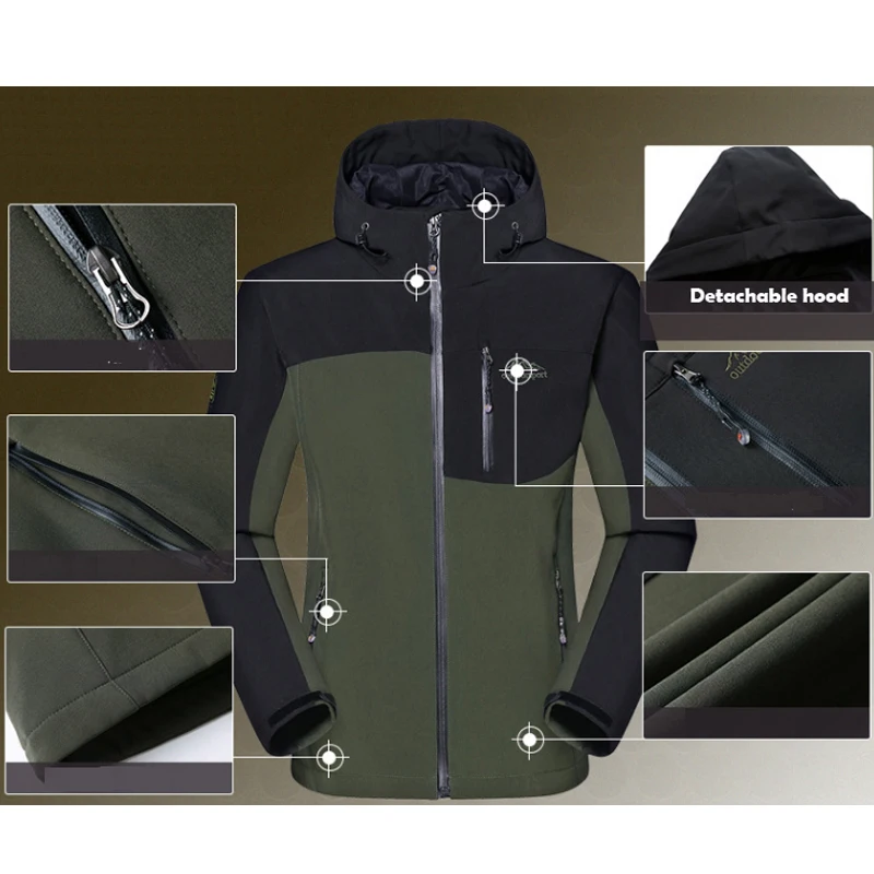 L-6XL мужские зимние водонепроницаемые уличные куртки для рыбы костюм пеших