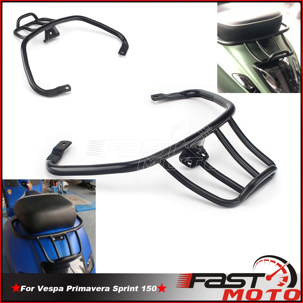 

Scooter Black Rear Luggage Rack Cargo Carrier Baggage Holder Bracket Support Motorcycle Accessories For Primavera 150 Sprint 150