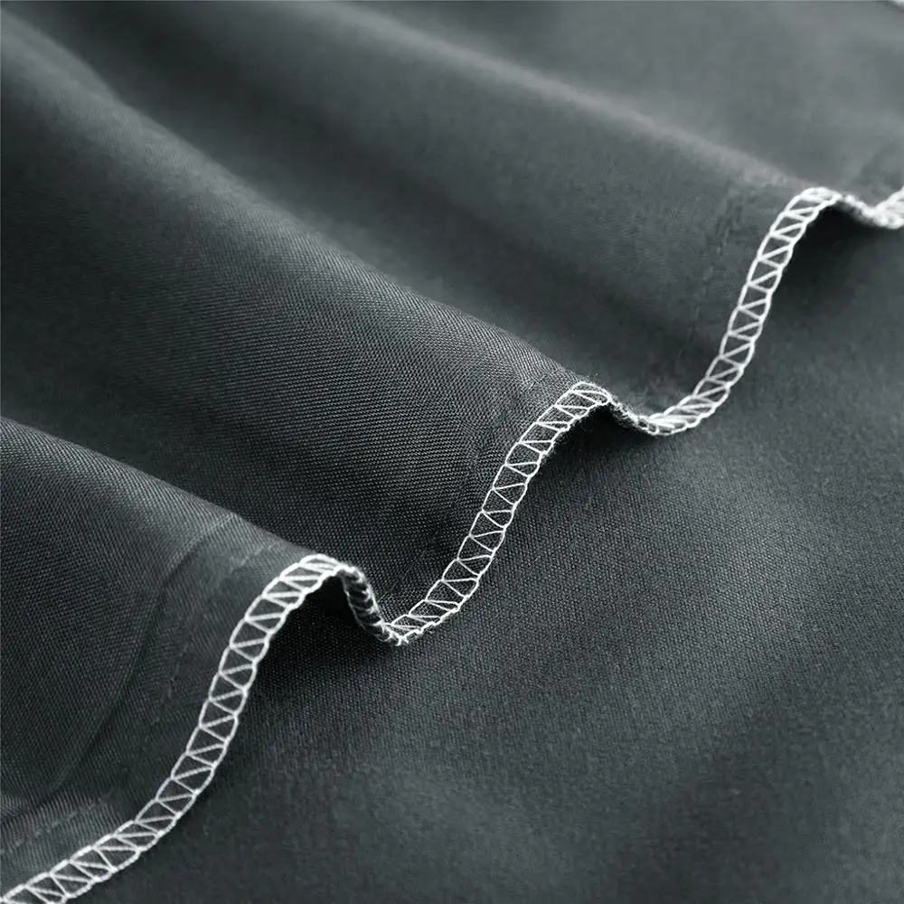 

Solid color single double bed linen nordic bed cover bedding set Queen King duvet cover set Quilt Cover Pillowcase Home Textile