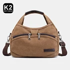 Маленькие женские сумки, однотонная женская сумка на плечо, 5 цветов, Холщовая Сумка, повседневная женская Экологически чистая сумка через плечо, винтажные сумки-мессенджеры