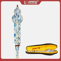 lommi bamboo hulusi gourd cucurbit flute chinese handmade ethnic musical instrument key of c with case for beginner music lovers
