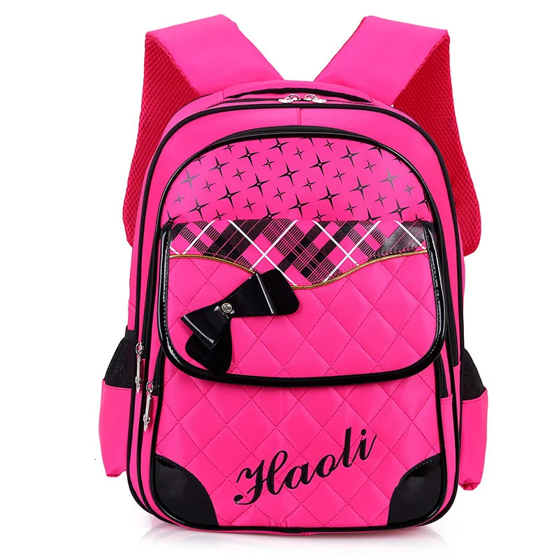 Princess School Bags For Girls Cute Bow Orthopedics Children Backpacks Kids Bookbag Primary School Backpack mochila escolar