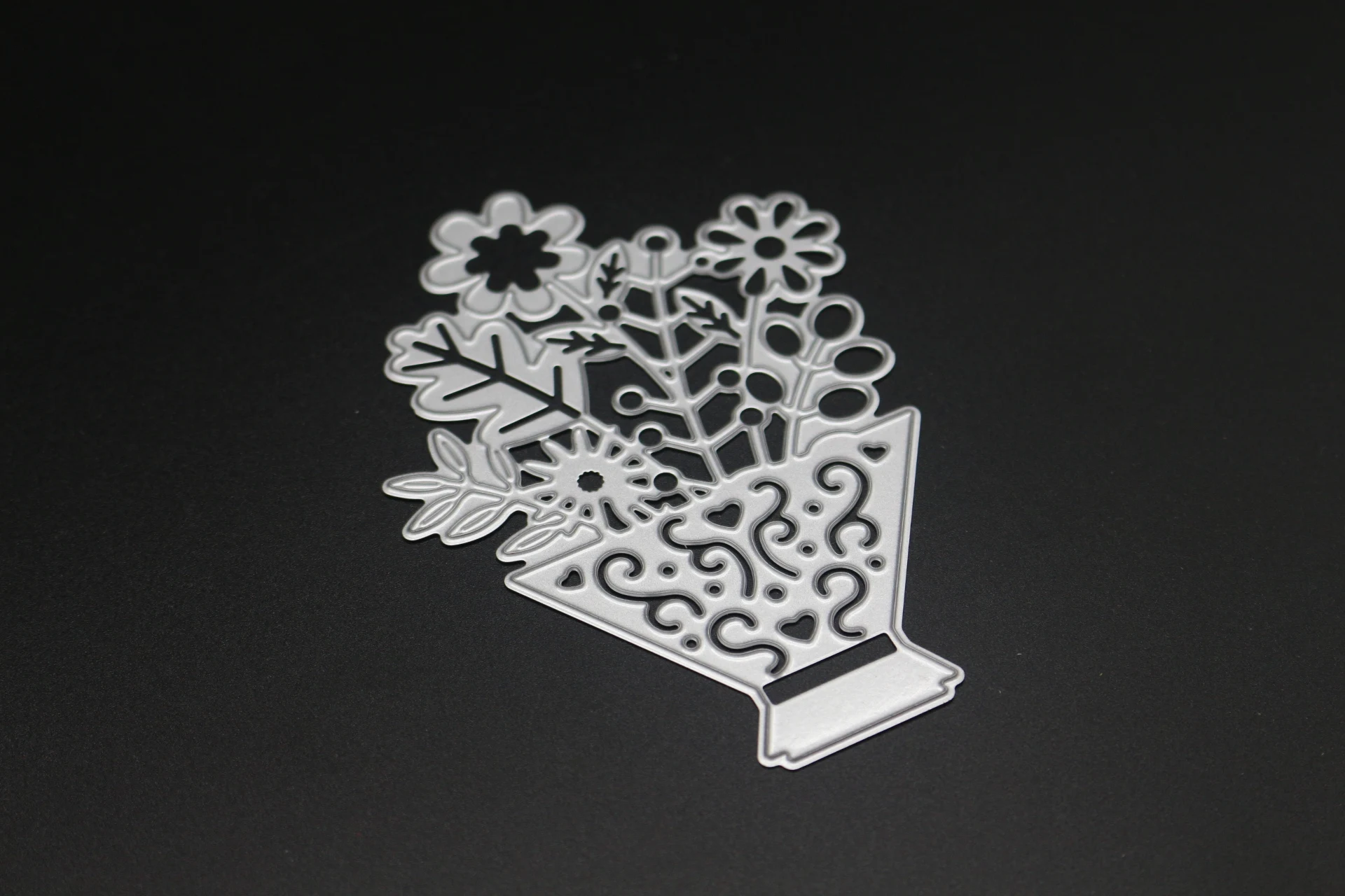 Металлические трафареты с цветами для творческого фотоальбома рельефное