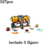 urban ocean exploration base model building blocks bricks compatible 60264 60265 city serise toys for children christmas gifts