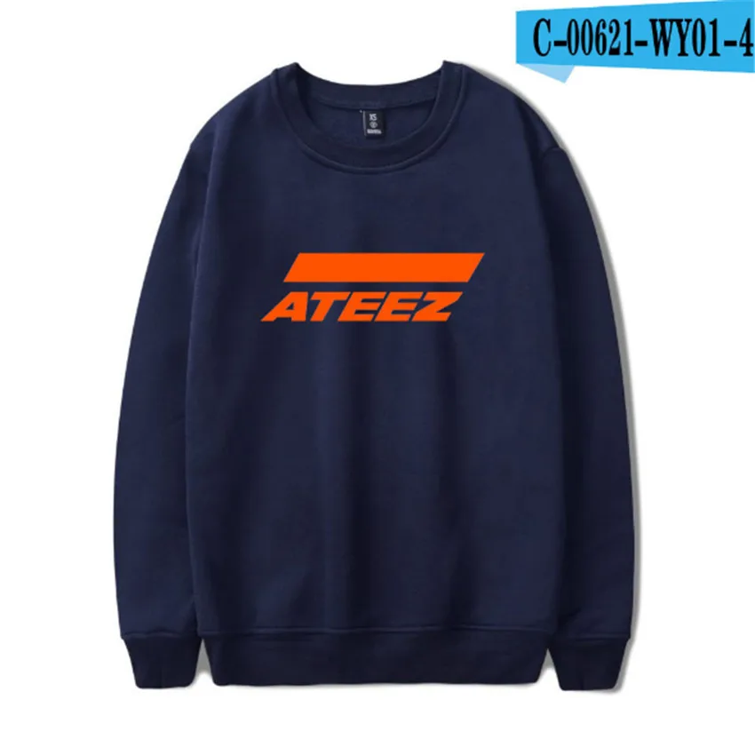 Свитшот с круглым вырезом и длинными рукавами принтом | Мужская одежда