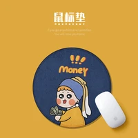 cute girl letter mouse pad student computer mouse non slip notebook pad office keyboard protection pad table mat