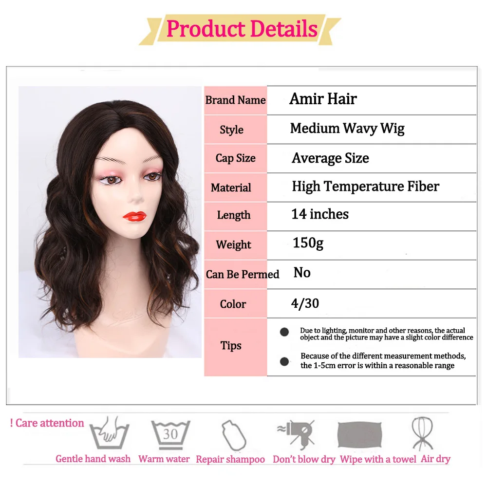 

Short BoB Wavy Wig Ombre Synthetic Heat Resistant Fiber Wigs For Black Women Cosplay Party Wigs