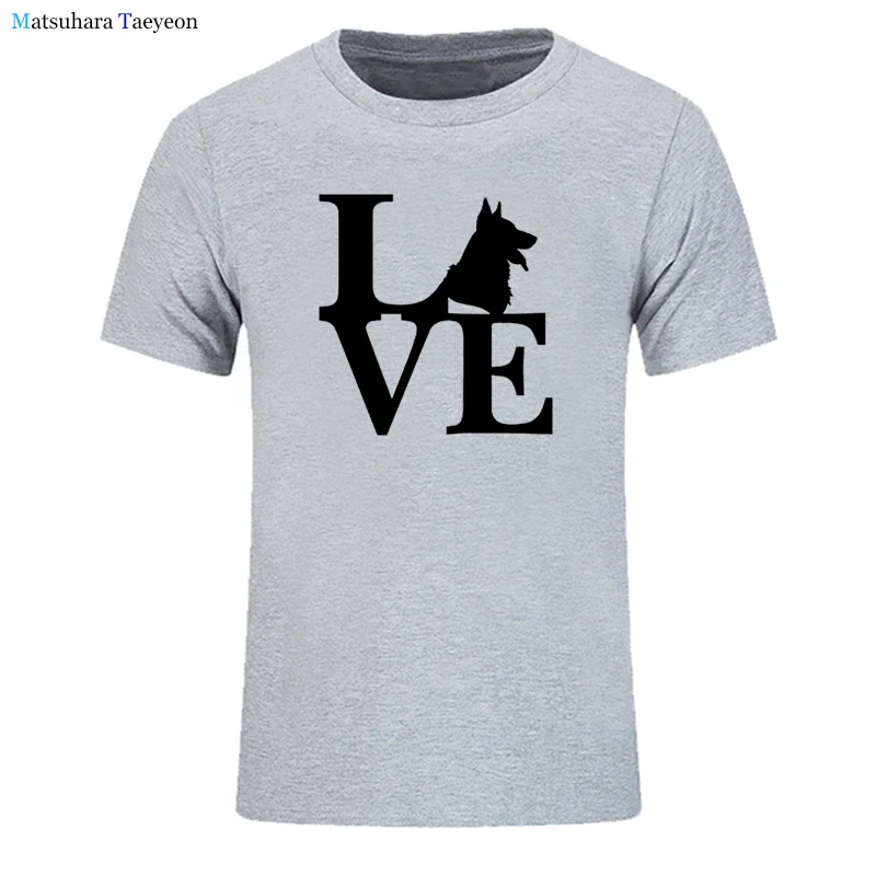 

Summer New Shirt Love Cute Pet Dog Printed T Shirt for Man Cotton Short Sleeve T Shirt ment Cool Streetwear Hip Hop Tshirts