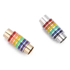 2 шт., магнитные застежки для браслетов, 6 мм