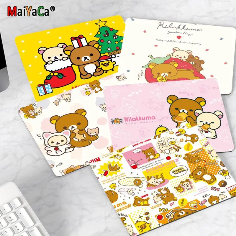 

MaiYaCa Boy Gift Pad Rilakkuma Bear Comfort Mouse Mat Gaming Mousepad Top Selling Wholesale Gaming Pad mouse