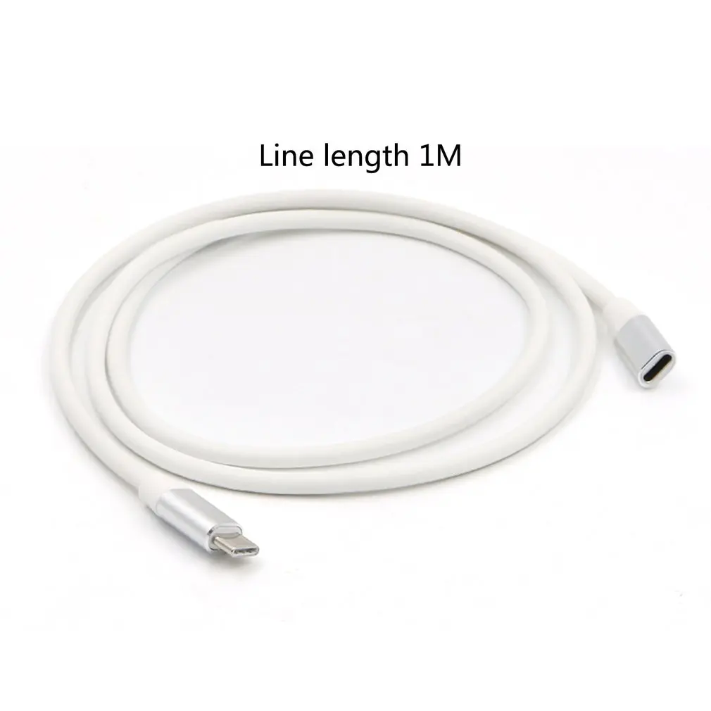 

1 Meter USB Type C Extension Cable USB 3.1 USB-C Male to Female Extending Wire Extender Cord Connector Dock