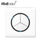 Настенный выключатель светильник, неоновый, огнеупорный, 3 комплекта, односторонний, двухсторонний