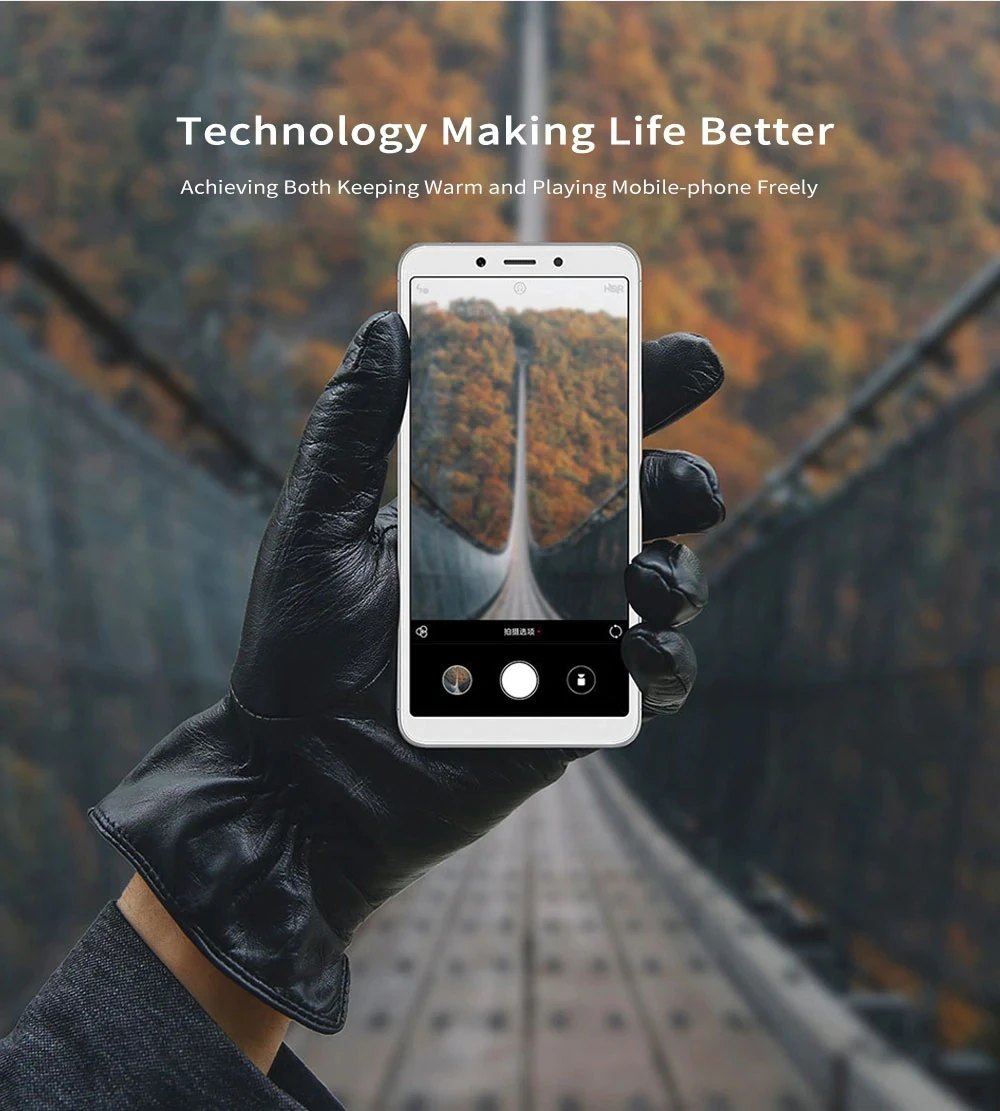 Новинка Xiaomi Mijia Qimian перчатки для сенсорного экрана из овечьей кожи водонепроницаемые испанские сырые мягкие кожаные теплые зимние перчатки для женщин мужчин привод