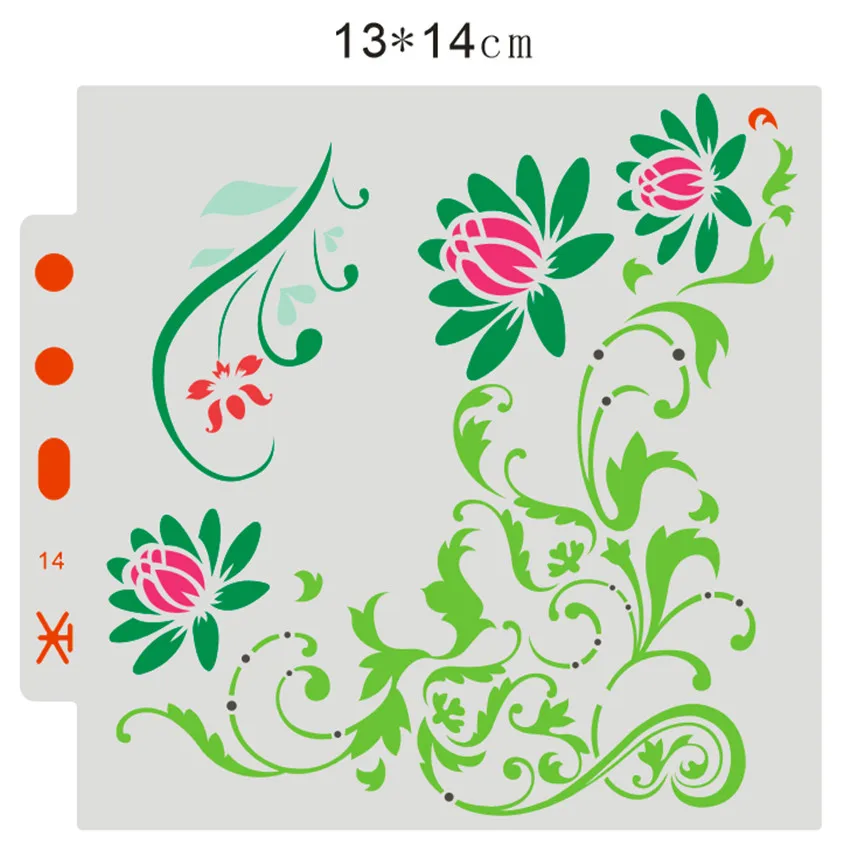 13*14 цирковые трафареты для скрапбукинга Пластиковая форма щит сделай сам торт