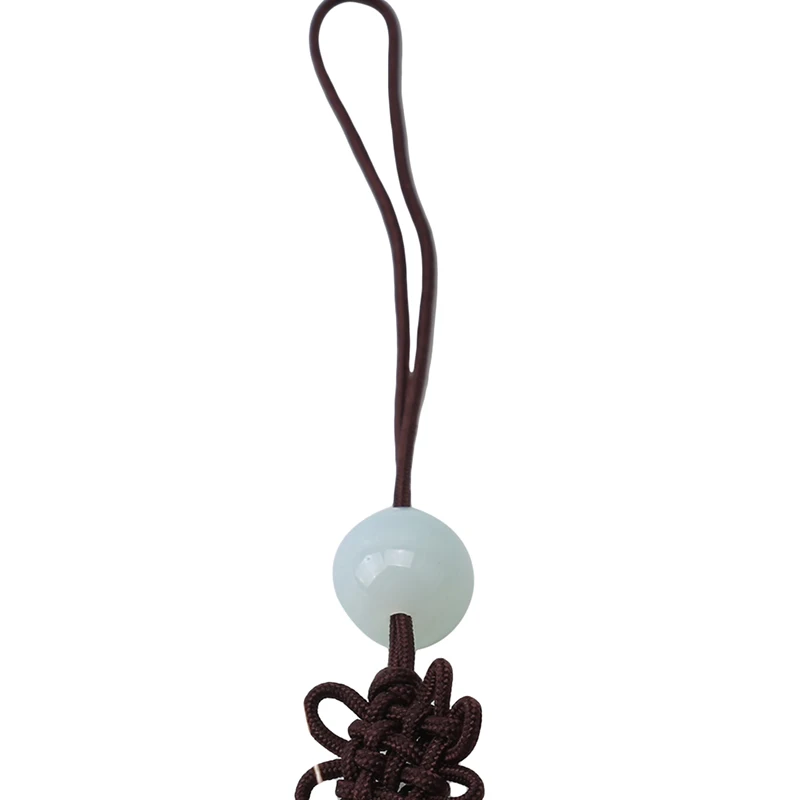 Верхняя Нефритовая безопасная пряжка с двойной кисточкой гладкие аксессуары