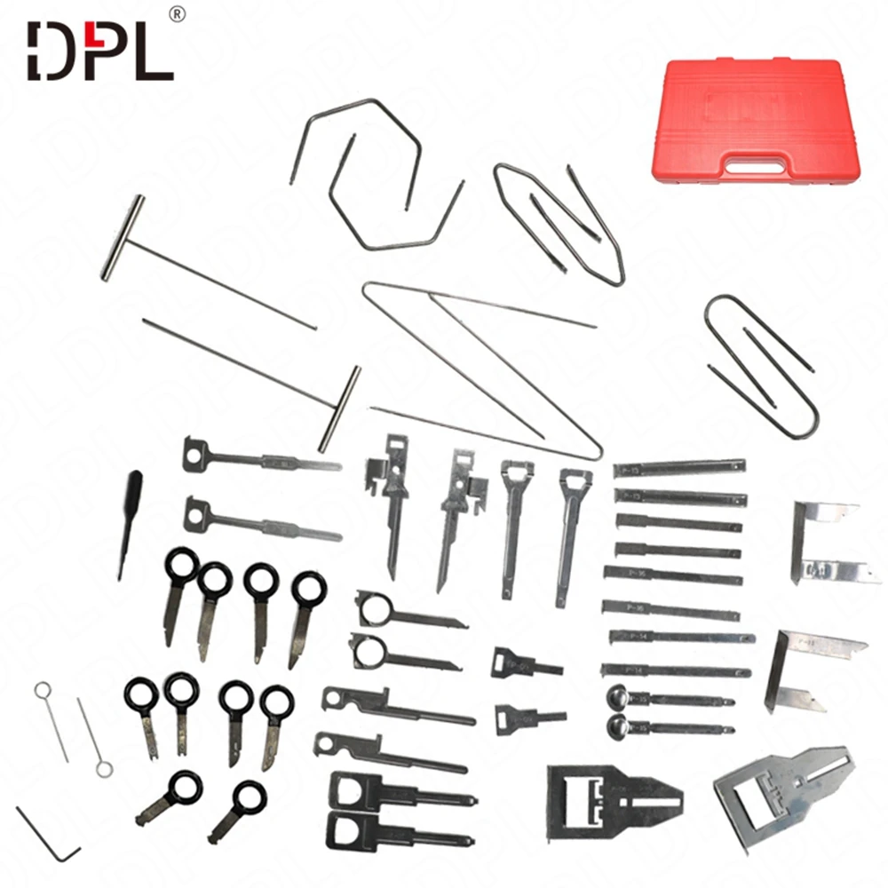 52-Piece Radio Stereo Removal Fitting Tool Set Kit car repair maintainance Audio Disassemble tool Apply to Most cars