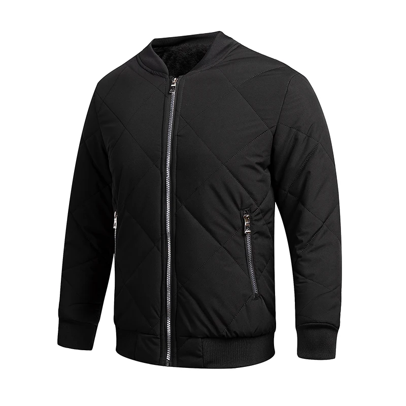 Парка мужская зимняя с хлопковой подкладкой теплая Толстая флисовая куртка