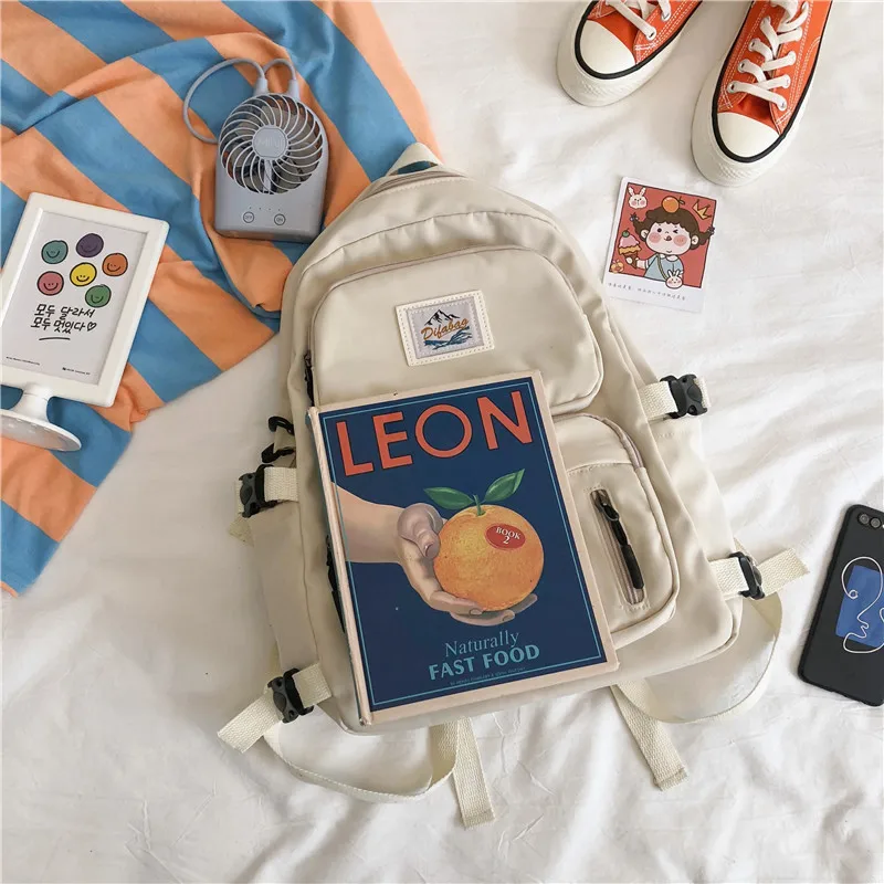 2020 вместительная школьная сумка в стиле инструментов Женский студенческий