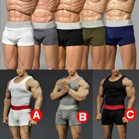 16 scale male vest panties underwear tank top suit model for 12 inches action figure strong muscle body m34 m35