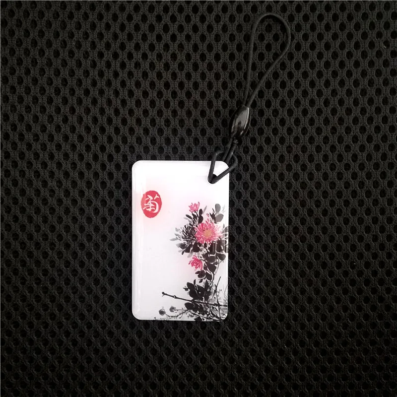 1 шт. 13,56 Mhz UID сменный S50 Magic 1K NFC RFID клон карта жетон ключ тег значок брелок изменить перезаписываемый Универсальный идентификатор брелок с кольцом
