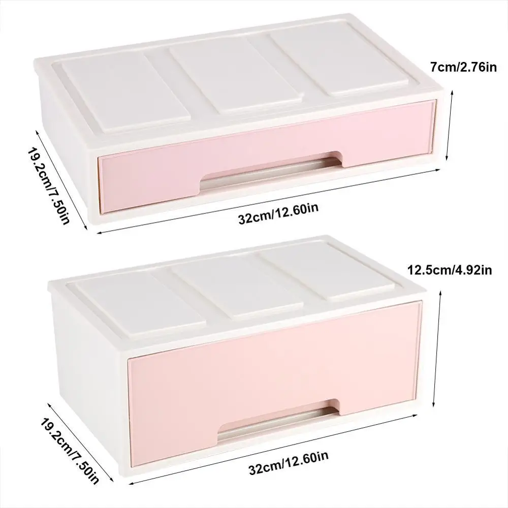 Настольный ящик для хранения TOPINCN пластиковые шкафы с ящиками органайзер макияжа