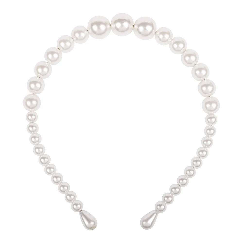 Винтажные перламутровые ободки для волос в стиле ретро аксессуары женщин и