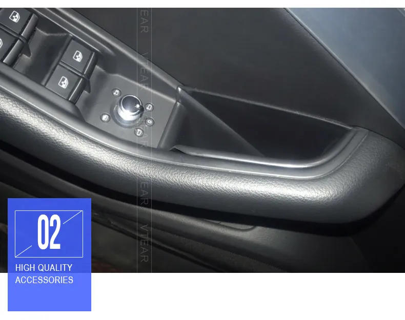 Vtear для Audi A3 дверная коробка для хранения ABS interior аксессуары для подлокотников сумка для монет сумка держатель Багажник автомобильный Органайзер автомобильный-Стайлинг органайзер для панели авто