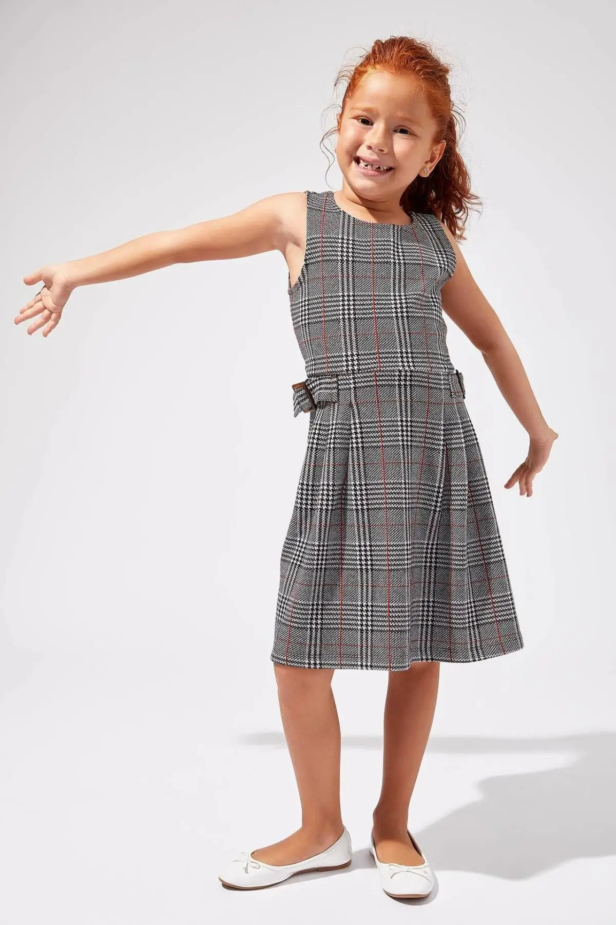 DeFacto Girl Knitted Dress-L3580A619AU | Детская одежда и обувь