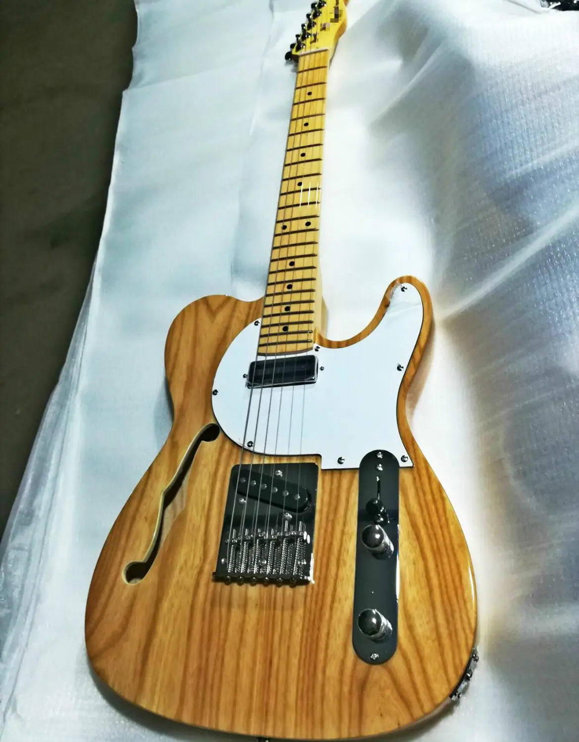 Высшее качество оригинальный цвет твердый ясень F полый палисандр fretboard TL