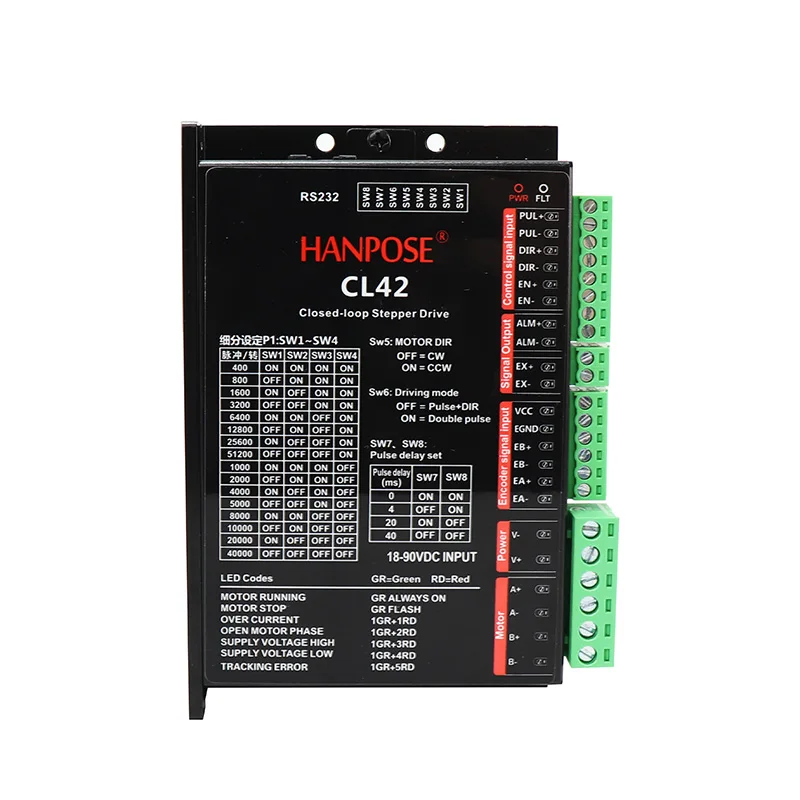 Шаговый двигатель с замкнутым контуром NEMA17 42et34-t8x2-310 мм винтовой 2 а 0 3 нм и драйвер