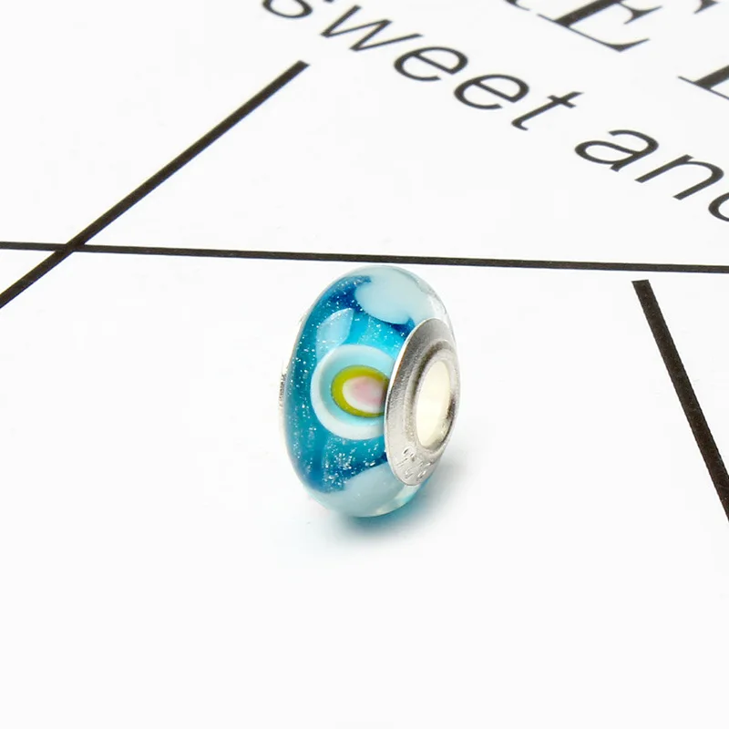 CUTEECO Европейский Радужный стеклянный бисер Подходит для оригинального бренда