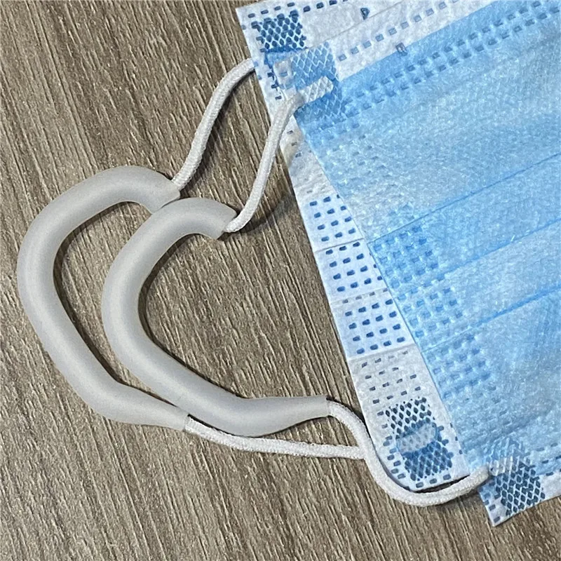 6 шт./компл. маска для лица Diy Универсальные наушники защиты ушей силиконовые
