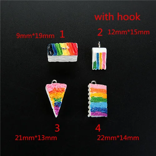 15 шт. радужные украшения для торта из смолы | Дом и сад